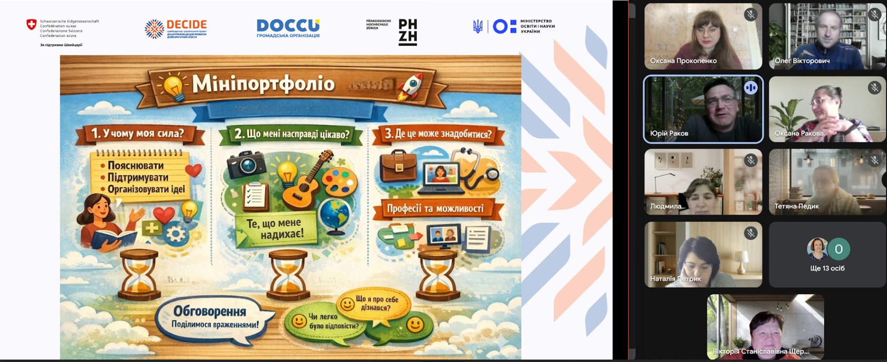 Завершено навчання п’яти груп педагогічних працівників ЗЗСО за освітньою програмою «Кар’єрний супровід дітей та підлітків у закладах освіти (за матеріалами курсу «Професії»)»