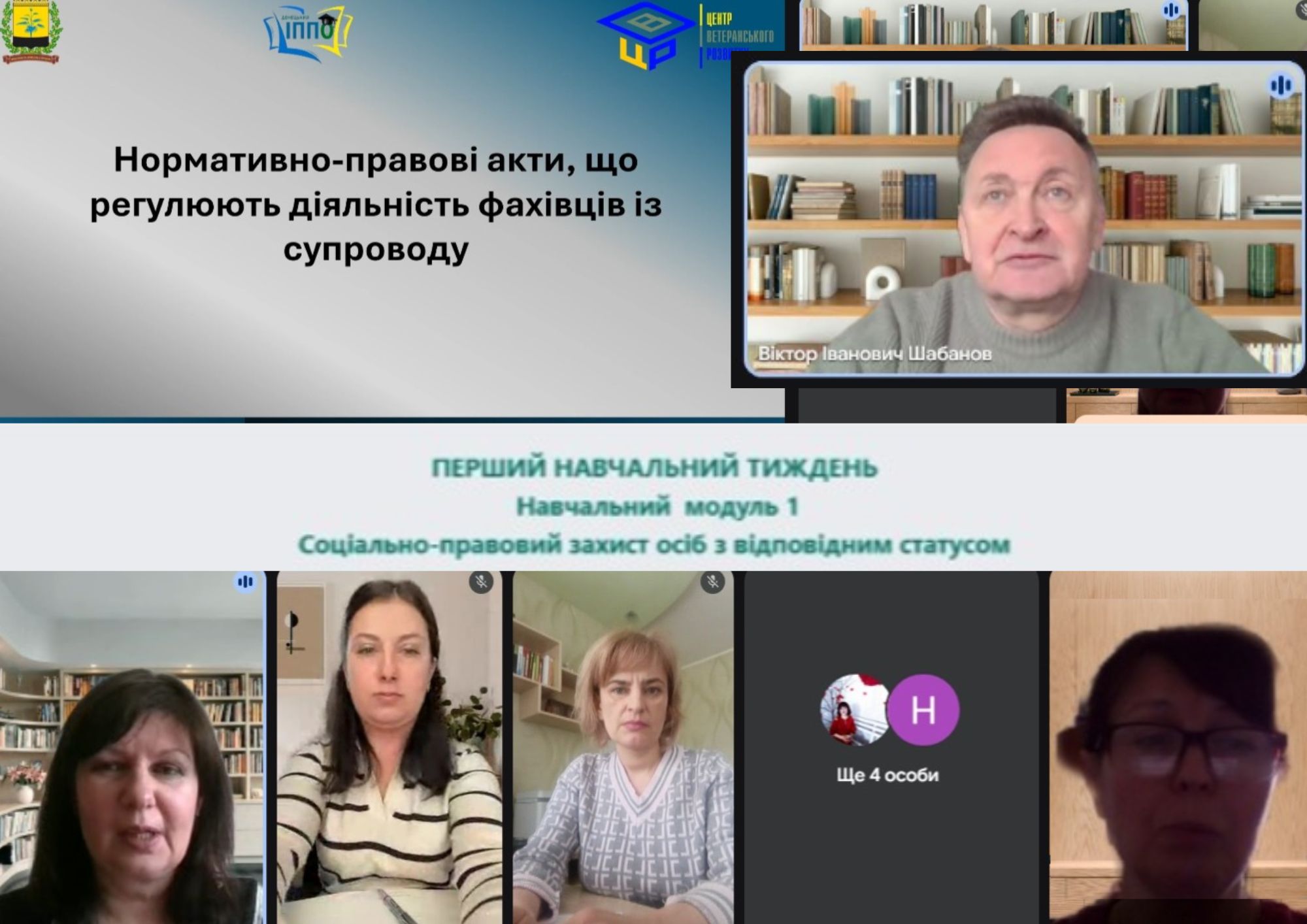 Організація роботи фахівця із супроводу ветеранів війни  та демобілізованих осіб