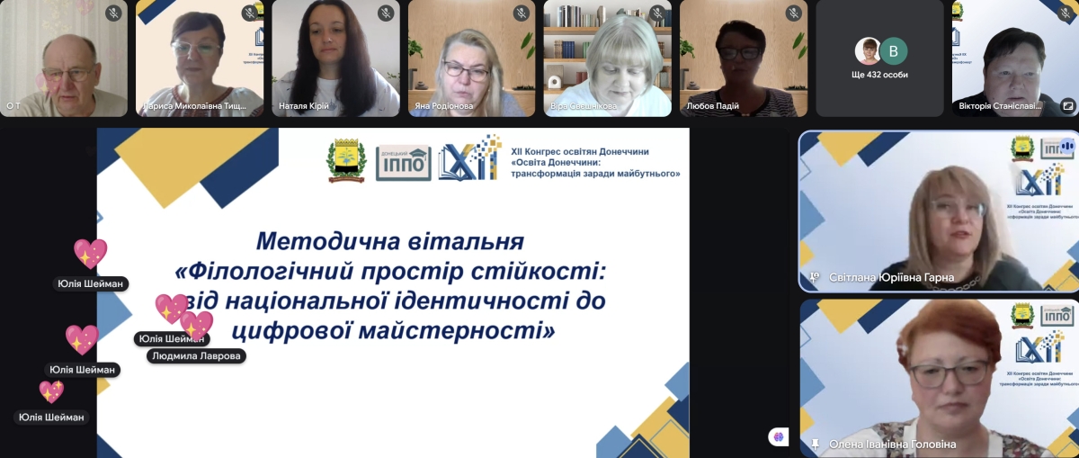 Методична вітальня «Філологічний простір стійкості: від національної ідентичності до цифрової майстерності»